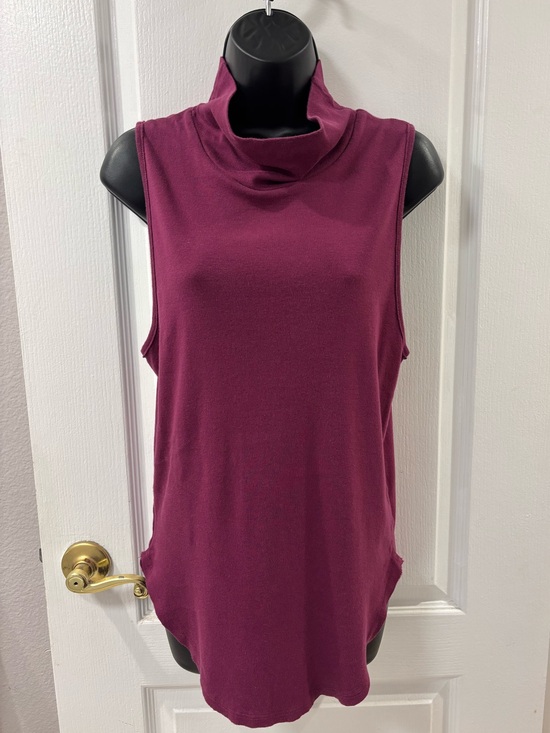 Free People Tops - Free People Sleeveless Cowl Neck Tank Top in Plum S